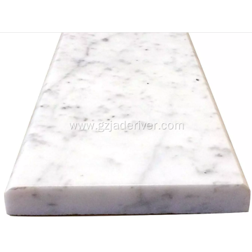 White marble door threshold marble border